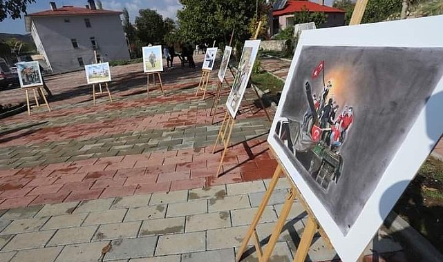 Çukurca'da resim sergisi düzenlendi