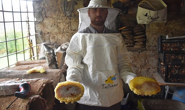Dünyaca ünlü Bitlis kara kovan balının hasadına başlandı