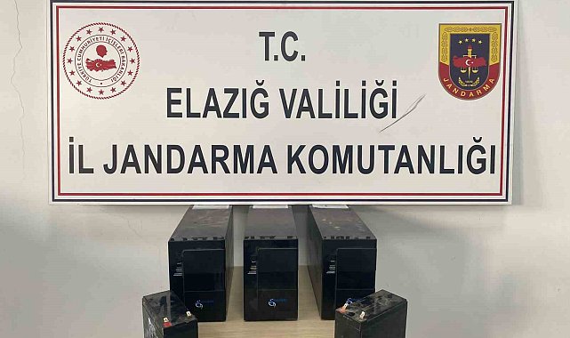 Elazığ'da asansörlerin güç kaynağını çalan zanlı yakalandı