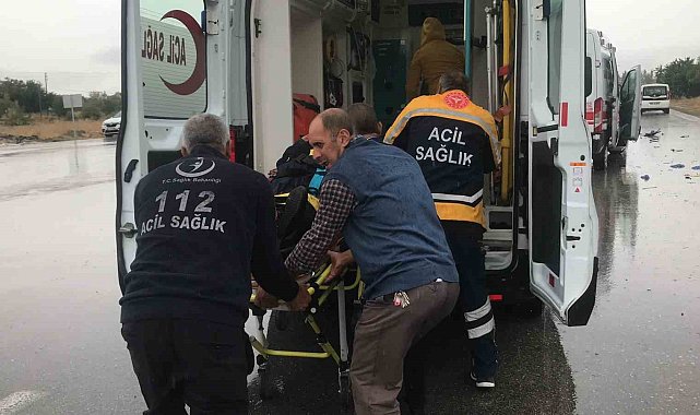 Elazığ'da trafik kazası: 8 yaralı