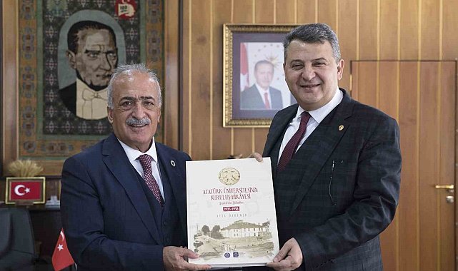 Emniyet Müdürü Kadir Yırtar'dan Rektör Çomaklı'ya iade-i ziyaret