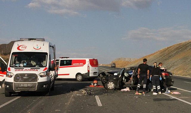 Erzincan'da 15 günde 96 trafik kazası meydana geldi