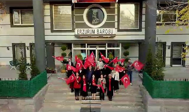 Erzurum Barosu avukatlarından 100. yıl klibi