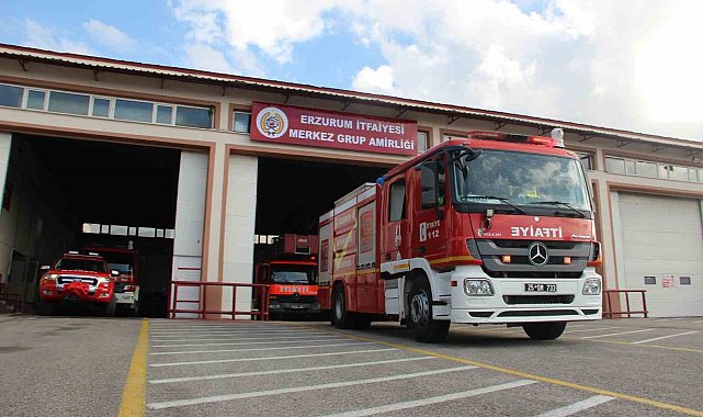 Erzurum İtfaiyesi 10 ayda 2 bin 274 olaya gitti
