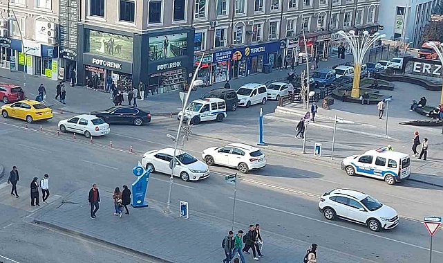 Erzurum trafiğine 1 ayda 3 bin 382 araç kaydı