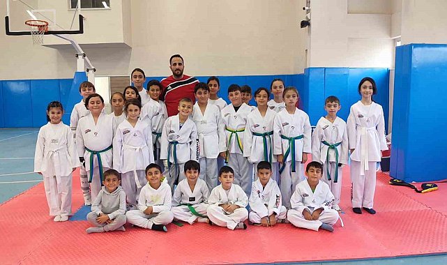 Erzurum'da çocuklara tekvando eğitimi