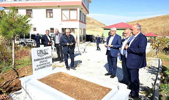 Güder Ramazan Keskin'i anma programına katıldı