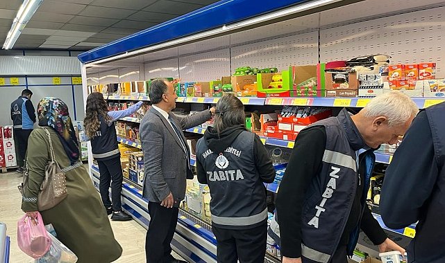 Hakkari'de zincir marketlere sıkı denetim