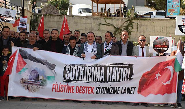 Hakkâri'de "Filistin'e destek Siyonizm'e lanet" mitingi