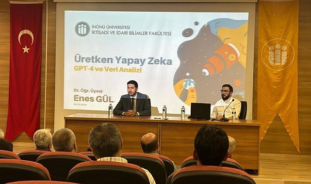 İnönü Üniversitesi&#039;nde &#039;Üretken Yapay Zeka Uygulamaları&#039; söyleşisi