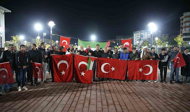 İsrail'in hastane katliamı sonrası Muş'ta vatandaşlar ayağa kalktı