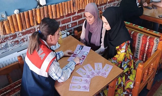 Jandarma, 'Kadın destek uygulaması' hakkında bilgilendirme yaptı