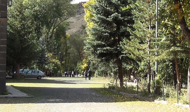 Kars'ta ağaçların yaprak dökümü başladı