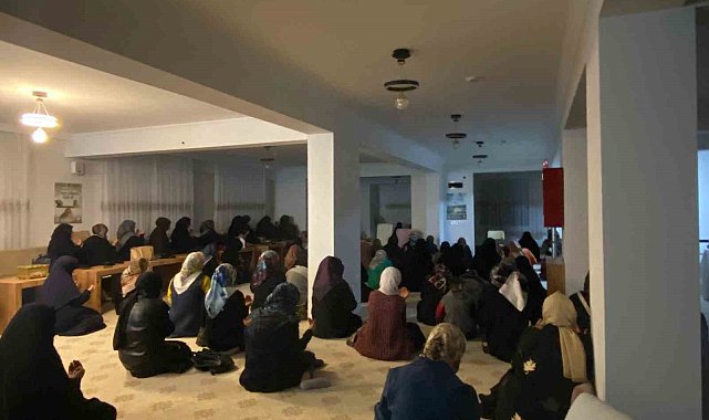 Kız Kur'an Kursu'nda "Kudüs Gecesi" düzenlendi