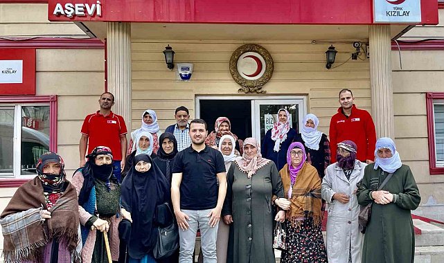 Kızılay'dan yaşlılara sürpriz