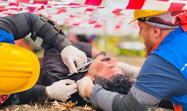 Malatya UMKE'den nefes kesen tatbikat