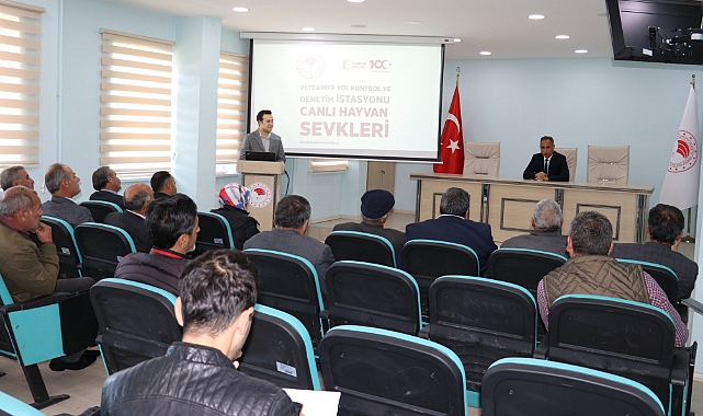 Muhtarlar hayvan sevkleri konusunda bilgilendirildi