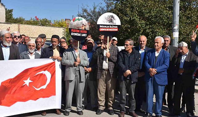 Muş'ta Filistin'e destek