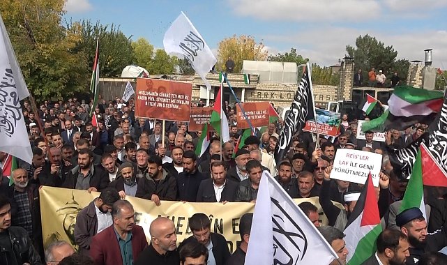 Muş'ta, İsrail'in Gazze'ye saldırıları protesto edildi