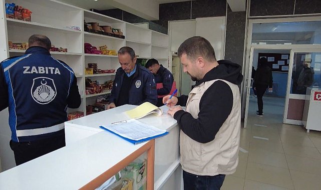 Okul kantinlerinde gıda güvenliği denetimi yapıldı