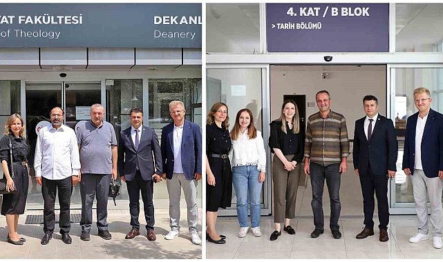 Projeleri desteklenen akademisyenlere tebrik ziyareti