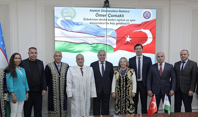 Rektör Prof. Dr. Ömer Çomaklı Özbekistan'da