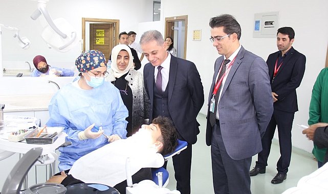 Sağlık Müdürü Tekin, Diş Hastanesinde incelemede bulundu