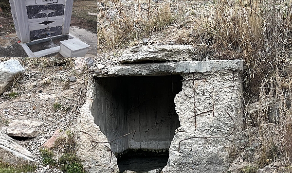 Sarıkamış kanyonuna çeşme yaptırdılar