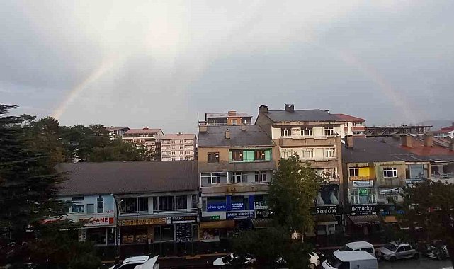 Tatvan'da gökkuşağı güzelliği