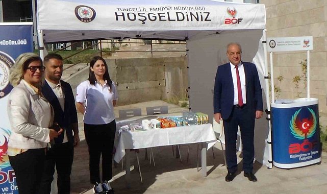 Tunceli Emniyet Müdürlüğünden öğrencilere bilgilendirme