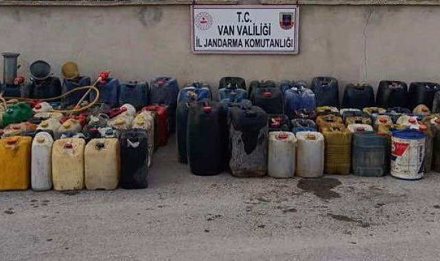 Van'da 2 bin 100 litre kaçak motorin ele geçirildi