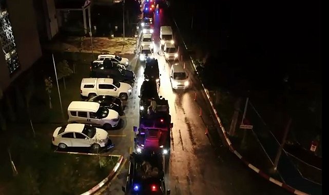 Van'da 27 adrese hava destekli eş zamanlı operasyon