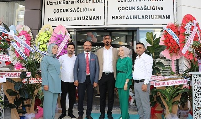 Van'da Dr. Baran Kızılyıldız - Dr. Fırat Bedir Çocuk Sağlığı ve Hastalıkları Kliniği törenle hizmete açıldı