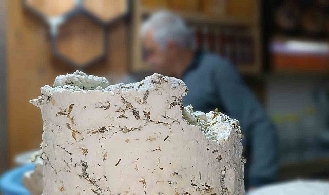 Van'ın tescilli otlu peyniri kışa hazır