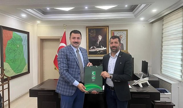 Yeşilay Ağrı Şubesi, bağımlılıklarla mücadelede iş birliği için kaymakamları ziyaret etti