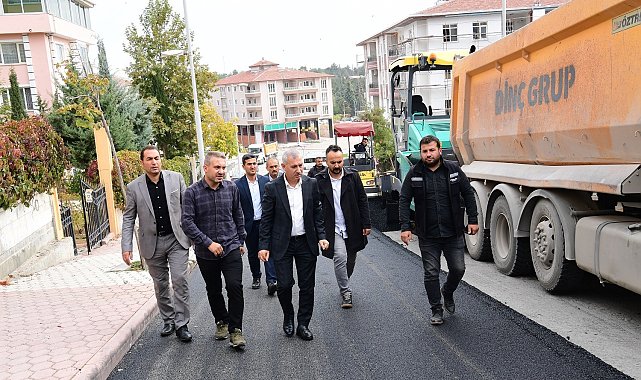 Yeşiltepe'de asfaltlama çalışmaları