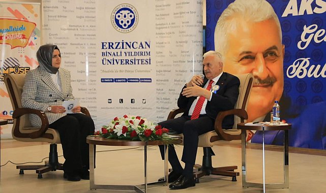 Yıldırım, üniversite öğrencileriyle söyleşide bulundu