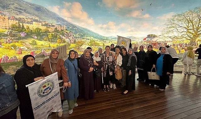 Yukarıcanbaz Köyü kadınları Bursa’ya hayran kaldı