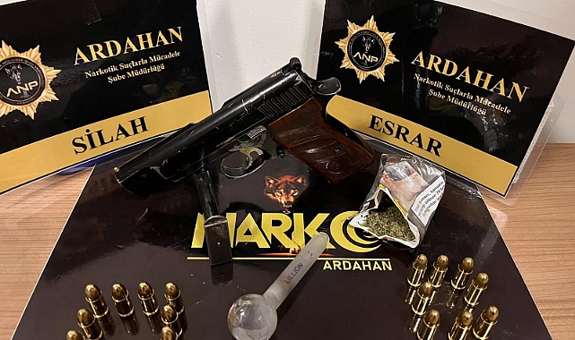 Ardahan'da uyuşturucu operasyonunda 4 şüpheli yakalandı