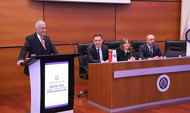 Atatürk Üniversitesi'nde izleme ve değerlendirme toplantıları devam ediyor