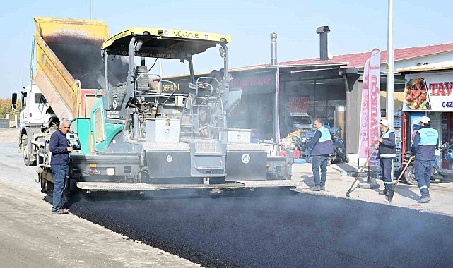 Battalgazi&#039;de konteyner çarşılar asfaltlanıyor