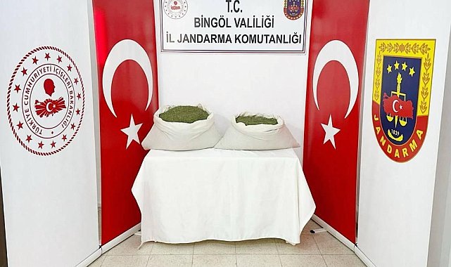 Bingöl'de 42 buçuk kilo uyuşturucu ele geçirildi