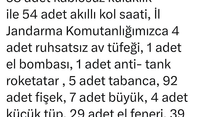 Bingöl'de el bombası ve anti- tank roketatar ele geçirildi