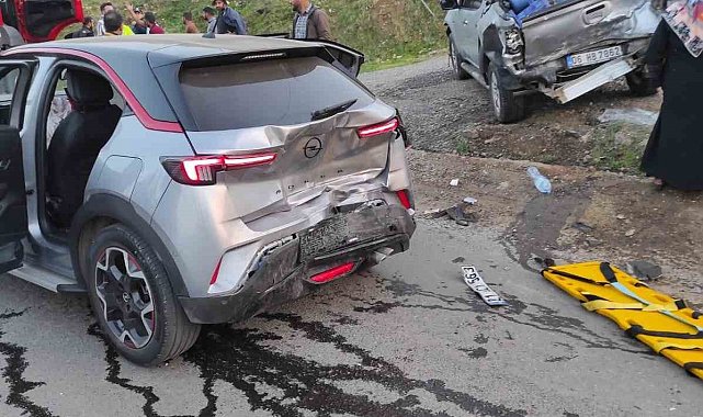 Bingöl'de zincirleme kaza: 6 yaralı