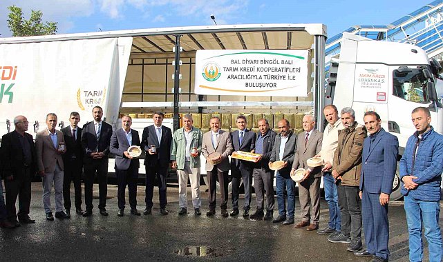 Bingöllü üreticilerden alınan ballar, Tarım Kredi Kooperatifi marketlerine gönderildi