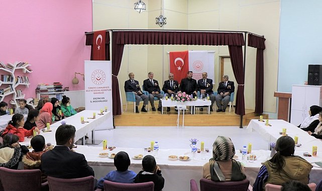 ÇES kuruluşundaki çocuklarla gaziler buluştu