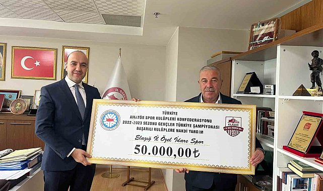 Elazığ İl Özel İdaresi Spor Kulübü ödüllendirildi