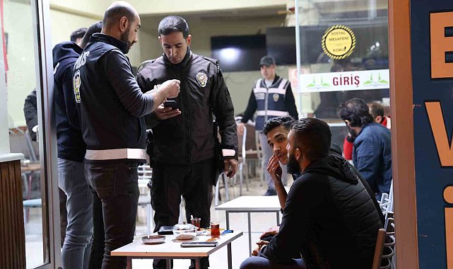 Elazığ'da 313 polisin katılımıyla asayiş uygulaması