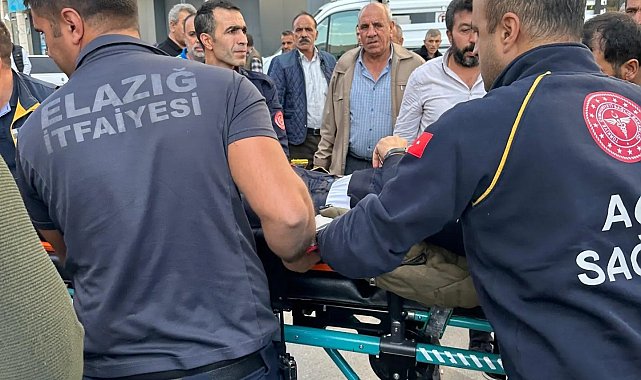 Elazığ'da trafik kazası: 2 yaralı