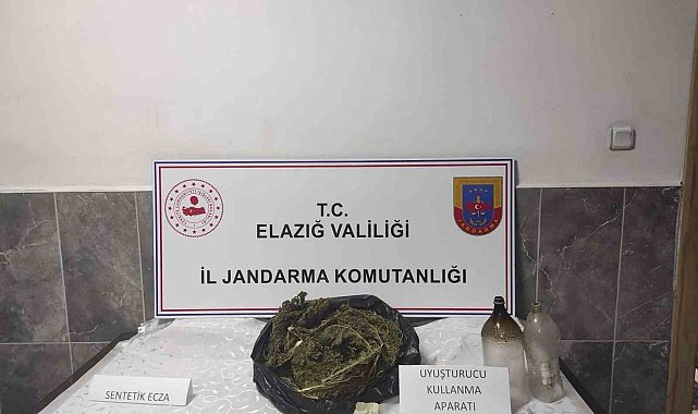 Elazığ'da uyuşturucu operasyonu